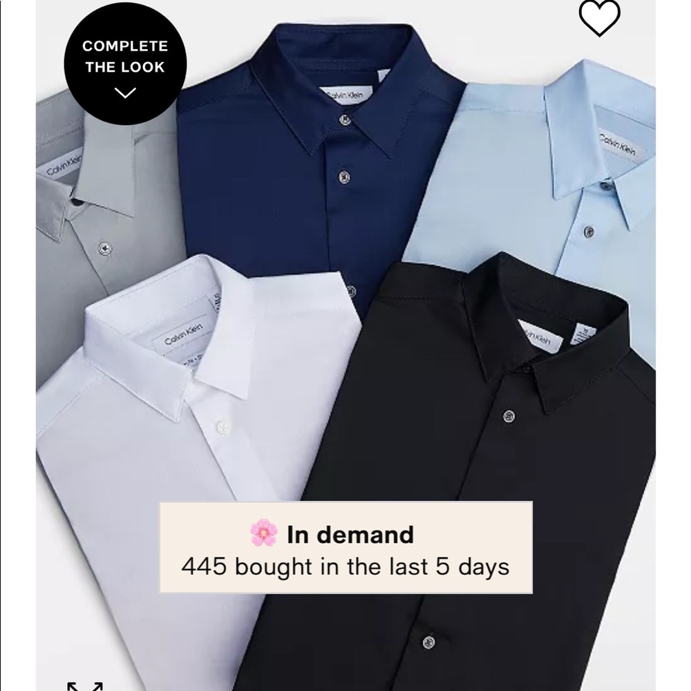 Calvin Klein Boys Dress Shirt